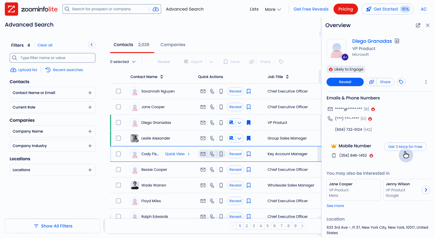 The same join moments inside Advanced Search
