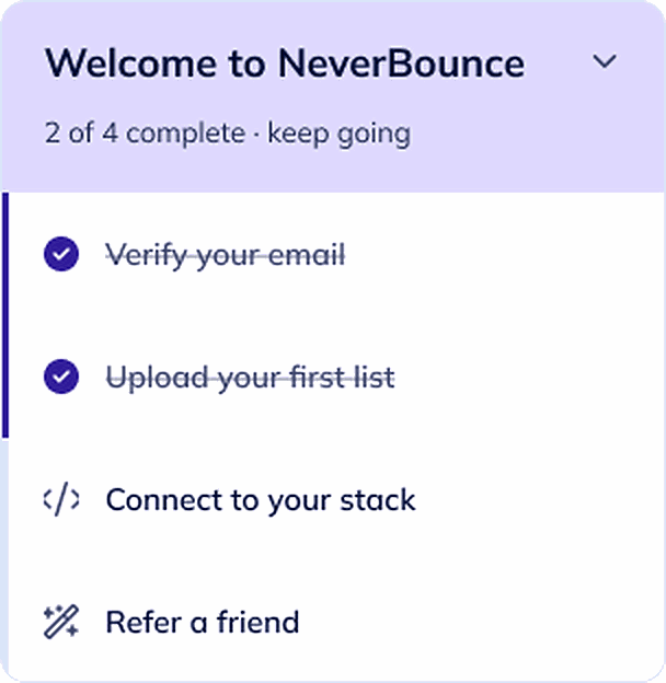 Header band keep going variant